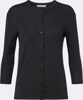 The Row Alena cotton, cashmere, and silk cardigan
