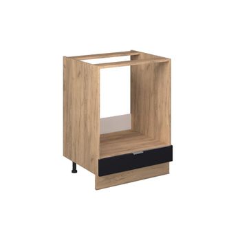 Vicco Armario Para Horno Empotrado Fame-line, Rayas Negras, 60 Cm Sin Encimera
