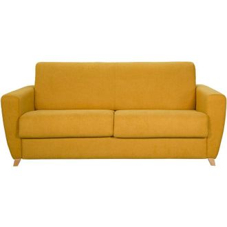 Miliboo Divano letto scandinavo giallo senape graham