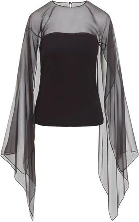 Alberta Ferretti Viscose Top - Dames - Blouses - Bruin - M - Overhemden