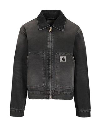 Carhartt Work in Progress Black Women Og Arcan Velvet Collar Jacket