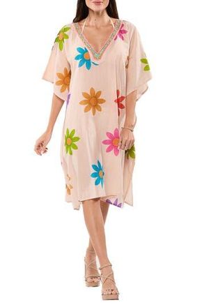 Ranee&rsquo;s Cover-Up Caftan in Pink Multi at Nordstrom Rack