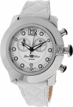 Glam Rock Dameshorloge Kwarts Zilver