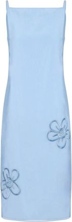 Iceberg Muslin Sheath Dress - Dames - Zomerkleedjes - Blauw - XS - Katoen - Kleedjes