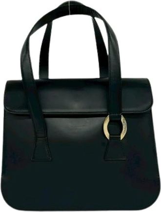 Dior Pre-owned Handbags, female, Black, Size: ONE SIZE Pre-owned Leather Tote Bag