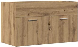 vidaXL Mobile Lavabo Bagno Artigianale 80x38,5x46 cm Legno Multistrato - Vidaxl