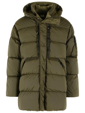C.P. Company CP Company lang groen Nycra R donsjack