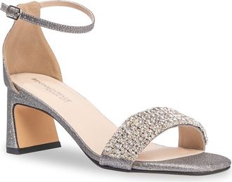 Touch Ups Jade Ankle Strap Sandal in Pewter at Nordstrom, Size 10.5