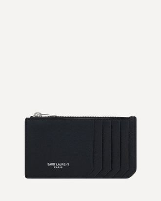 Saint Laurent Portacarte in pelle Man UNI