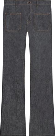 Courr&egrave;ges Jeans svasati - Grigio