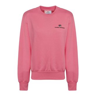 Chiara Ferragni Dames, Sweatshirts & Hoodies, Roze, Maat: 2XS Katoen