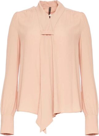 Manila Grace Doosachtig Shirt - Dames - Overhemden - Beige - M - Overhemden