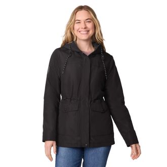 Free Country Womens Rain Away Lined Anorak Rain Jacket