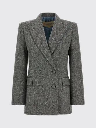 Valentino Jacket Woman color Grey