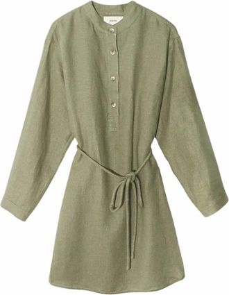 Xirena Womens Dorian Mini Dress In Green