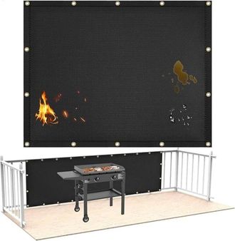 OEM Protector De Pared Reflectante Ign&iacute;fugo Contra El Calor Para Barbacoa O Estufa De Le&ntilde;a, 60x90 Cm, 4 Mm De Espesor -ulisem