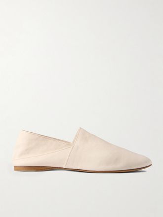 Tove Slipper In Pelle Pascale - Crema