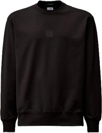 C.P. Company Metropolis Logo Crew Neck Sweatshirt - Heren - Sweatshirts - Zwart - 2XL - Hoodies & sweatvesten