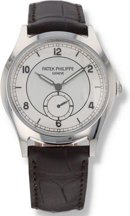 Patek Philippe Pre-owned Patek Philippe Calatrava Automatic Silver Dial Unisex Watch 5565A