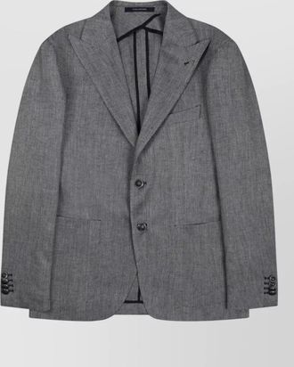 Tagliatore single breasted suit notch lapel design