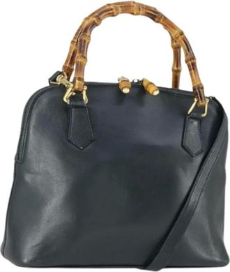 Gucci Pre-owned Handbags, female, Black, Size: ONE SIZE Pre-owned Vintage Handbag