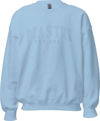 Generic Oscar Piastri F1 Blue Sweatshirt (as8, alpha, xx_l, regular, regular)