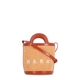 Marni Logo Embroidered Bucket Bag