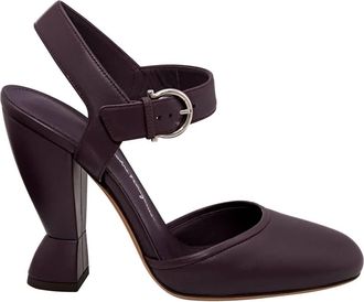 Ferragamo Gazania Pumps in Purple