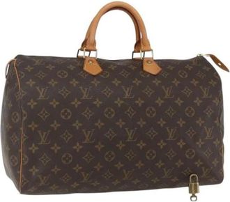 Louis Vuitton Pre-owned Handbags, female, Brown, Size: ONE SIZE Pre-owned Canvas Handbag