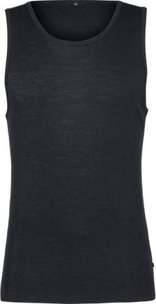 Stoic MerinoRib RonnebySt. Tank Merinoshirt f&uuml;r Herren | schwarz