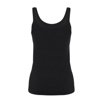 Wolford Top Senza Maniche in Lana Pura - - Tops - Donna - Nero - XS