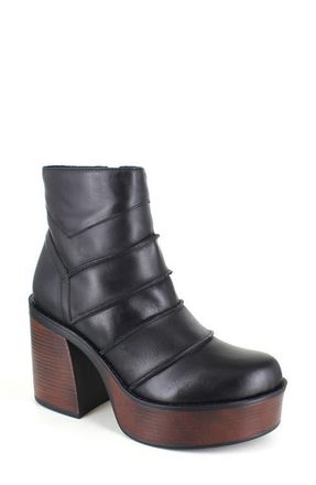 Zigi Soho Noa Platform Bootie in Black/Black at Nordstrom, Size 7