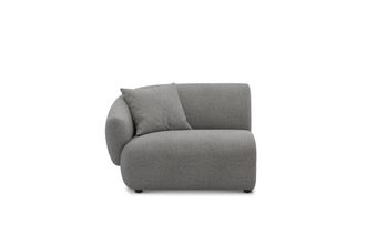 Castlery Auburn Left Arm Sofa Customized, Dark Grey, Spill Resistant, Modular for Sofas by Castlery