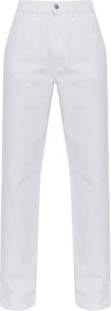 Marni Straight-leg Jeans - Dames - Regular Fit Jeans - Wit - 2XS - Katoen - Jeans