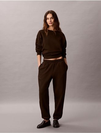 Calvin Klein Jeans Calvin Klein Womens Monogram Fleece Joggers - Brown - XL