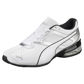 Puma Mens Tazon 6 Cross Trainer Shoe, Puma White Puma Silver, 8 UK