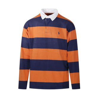 Ralph Lauren Camisa de Rugby de Jersey de Corte Grande a Rayas - Tops - Hombre - Multicolor - M