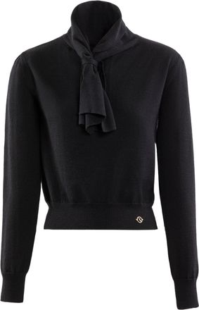 Saiid Kobeisy Wool Bow Blouse