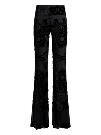 パンツ Etro Black Viscose Blend Flared Trousers Etro: Black Jeans now up to −58% | Stylight