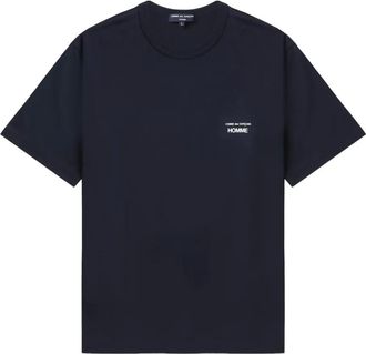 Comme Des Garçons T-shirt con logo - Blu