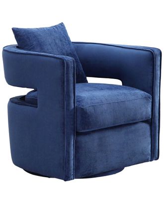 TOV Furniture Tov Furniture Kennedy Velvet Swivel Chair