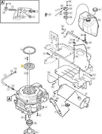 STIGA Sports Tapa De Ventilador De Motor Original Stiga Ctf - 1134-4962-01