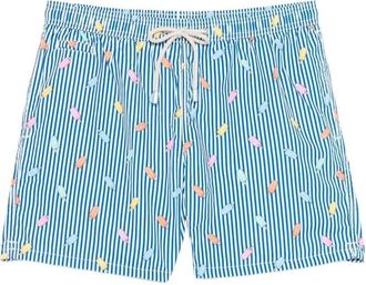 MC2 Saint Barth Lighting Micro Fantasy Icicle Stripes Swim Shorts