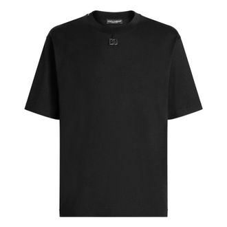 Dolce & Gabbana T-Shirts, male, Black, Size: L T-shirt