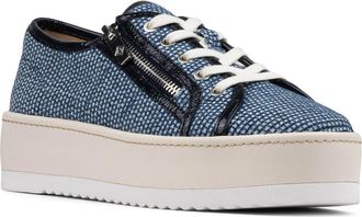 Donald J Pliner Fatimah Platform Sneaker in Indigo at Nordstrom, Size 6.5