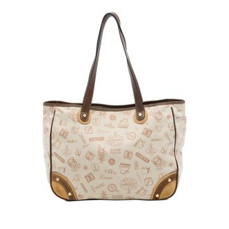 Loewe Pre-owned Loewe 160th Anniversary Suede Trimmed Canvas Tote Ladies LPCXSS61JZLP74G7