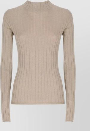 Brunello Cucinelli cashmere blend glitter crewneck sweater