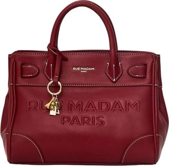 Rue Madam La Maison Mini Tote - Dames - Shoppers - Rood - ONE Size - Katoen - Tassen