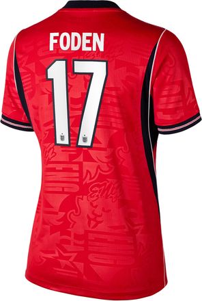 Nike Phil Foden England National Team 2026 Stadium Away Nike Womens Dri-FIT Soccer Jersey in Red | NN203947737-ENG