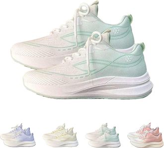 Generic Womens Trainers Running Shoes Jogging Fitness Sneakers Lightweight Breathable Walking Gym Sports Casual Trainers Tennis Shoes Ladies Non Slip Lace Up 